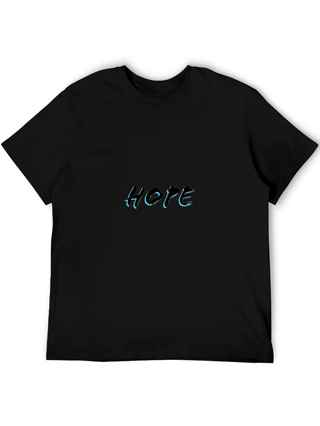 Hope Graphic Tee - Black Short Sleeve Crew Neck T-Shirt