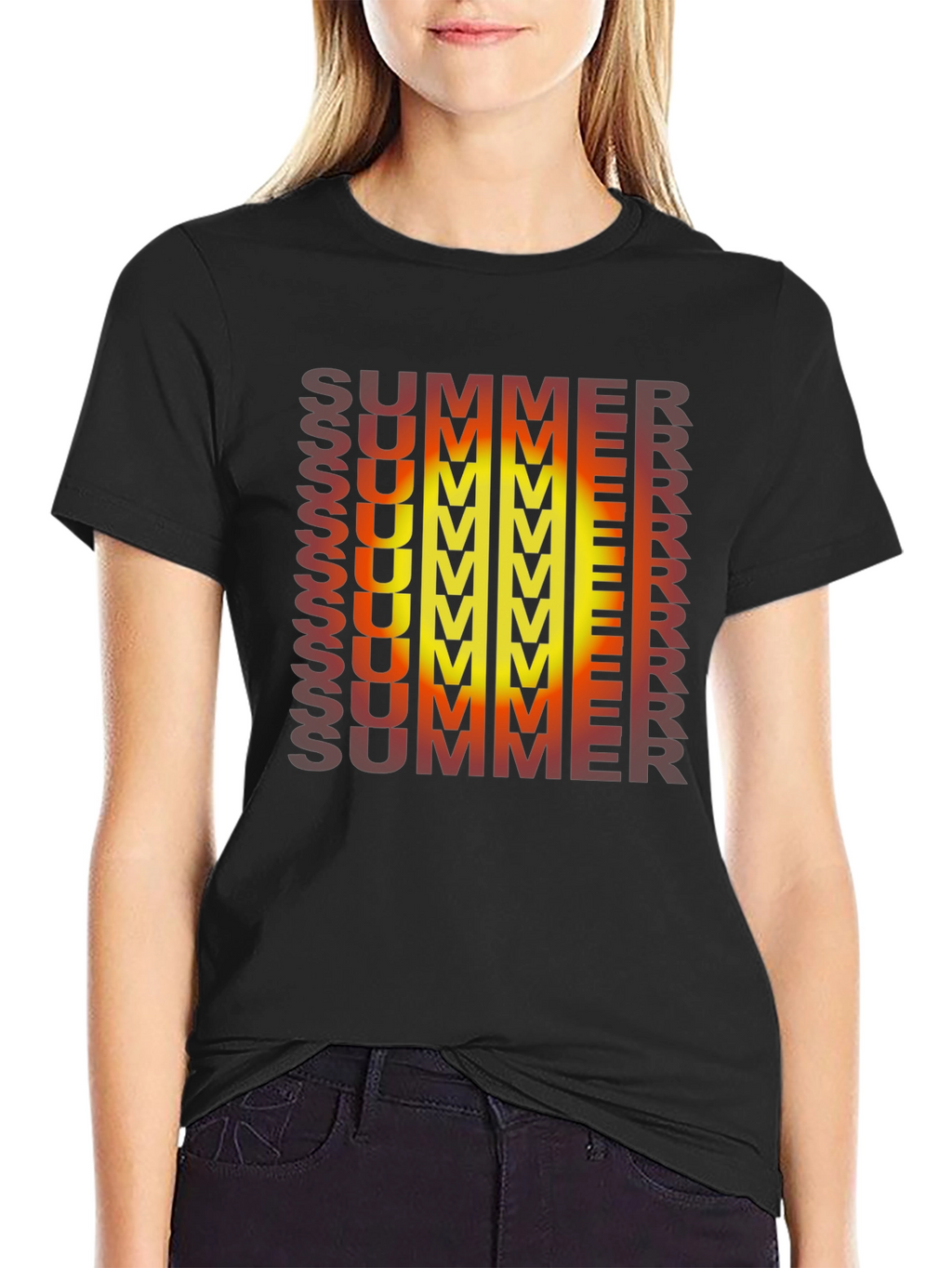 Summer Gradient Graphic Tee