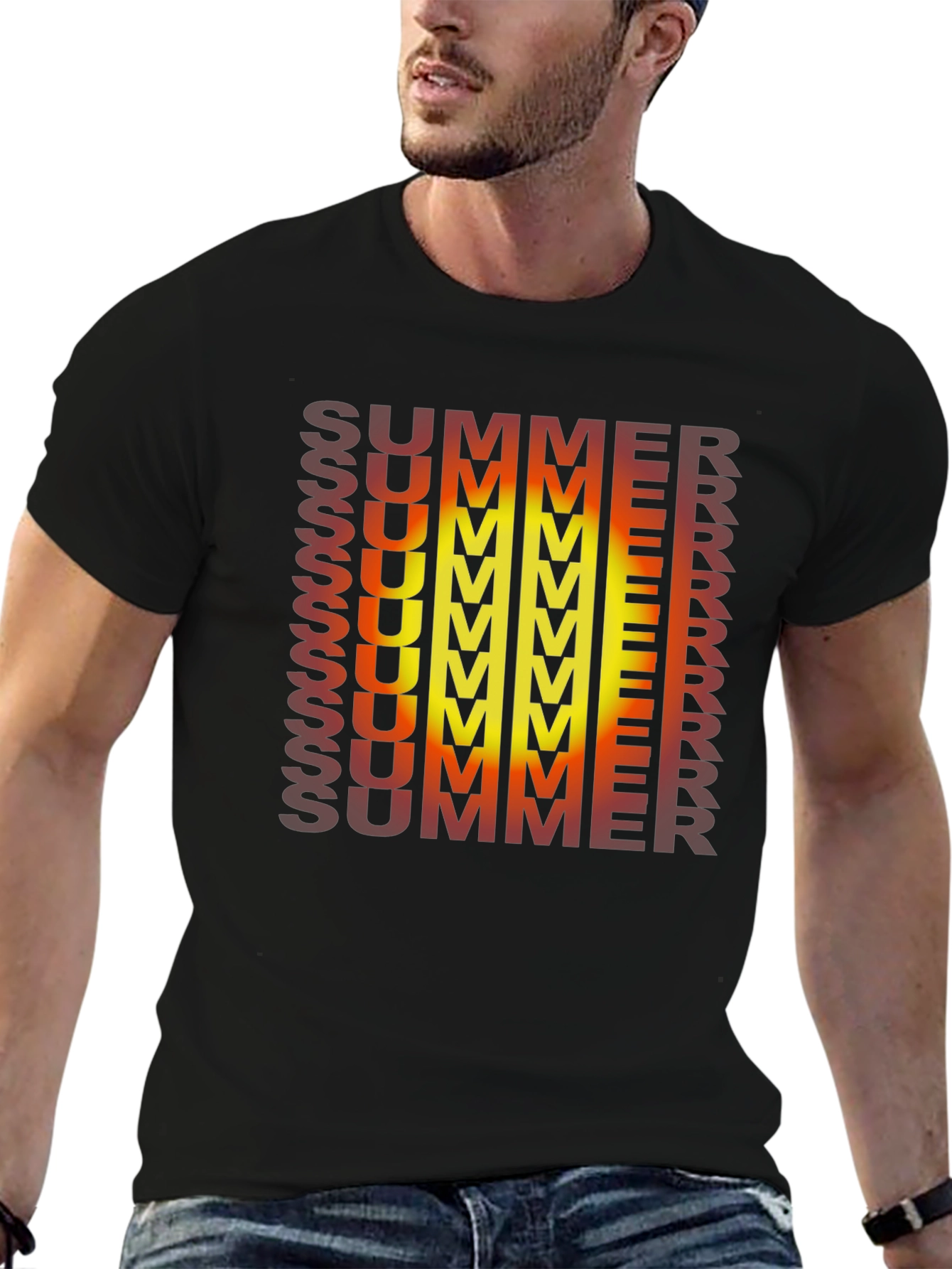 Summer Gradient Graphic Tee
