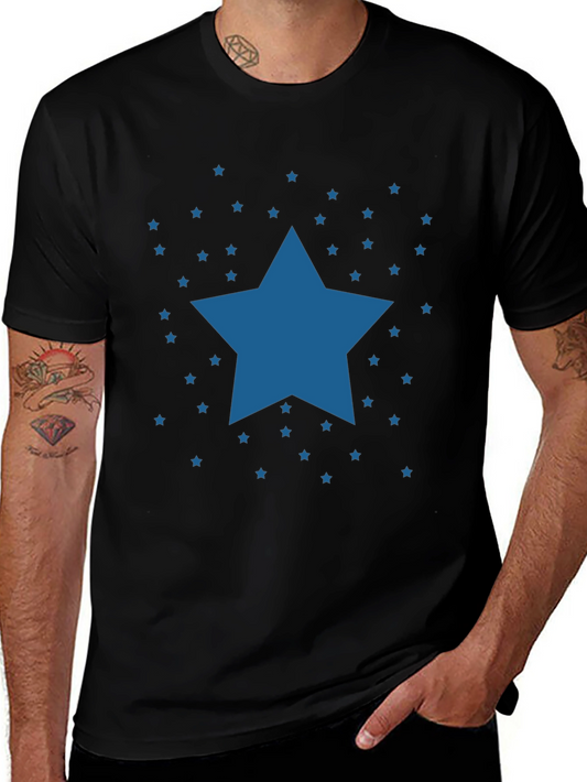 Starry Night Graphic Tee - Classic Black