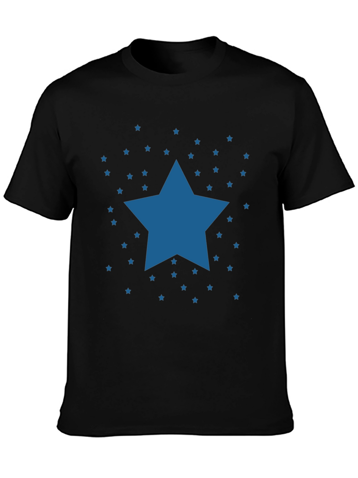 Starry Night Graphic Tee - Classic Black
