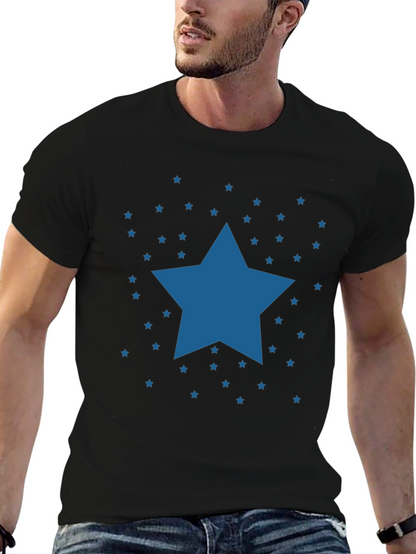 Starry Night Graphic Tee - Classic Black