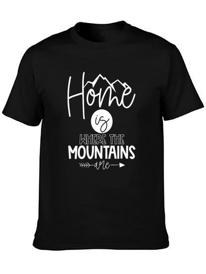 Home Is Where The Mountains Are Graphic T-Shirt