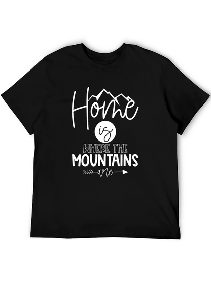 Home Is Where The Mountains Are Graphic T-Shirt