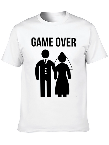 Game Over Wedding Humor T-Shirt