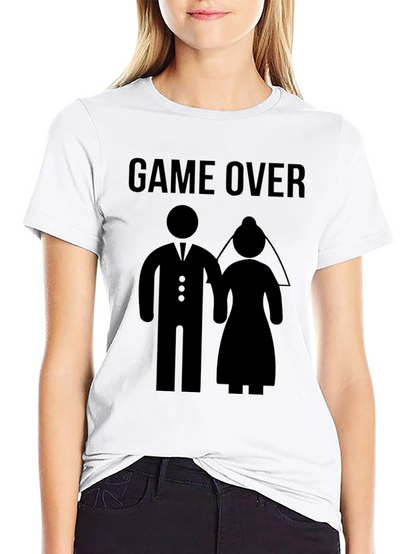Game Over Wedding Humor T-Shirt