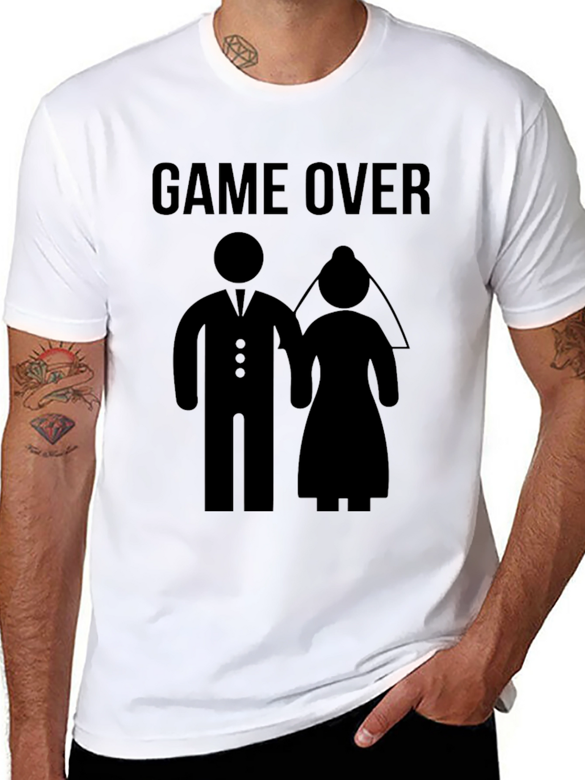 Game Over Wedding Humor T-Shirt
