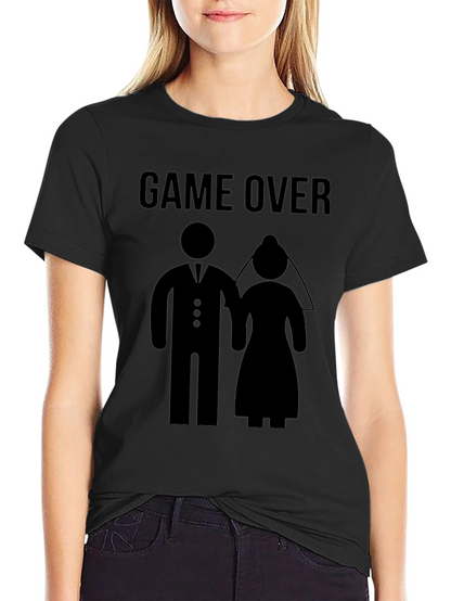 Game Over Wedding Humor T-Shirt