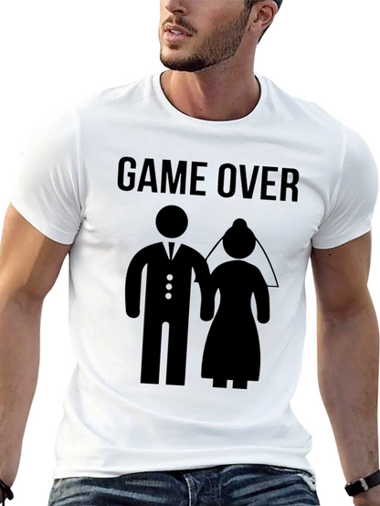 Game Over Wedding Humor T-Shirt