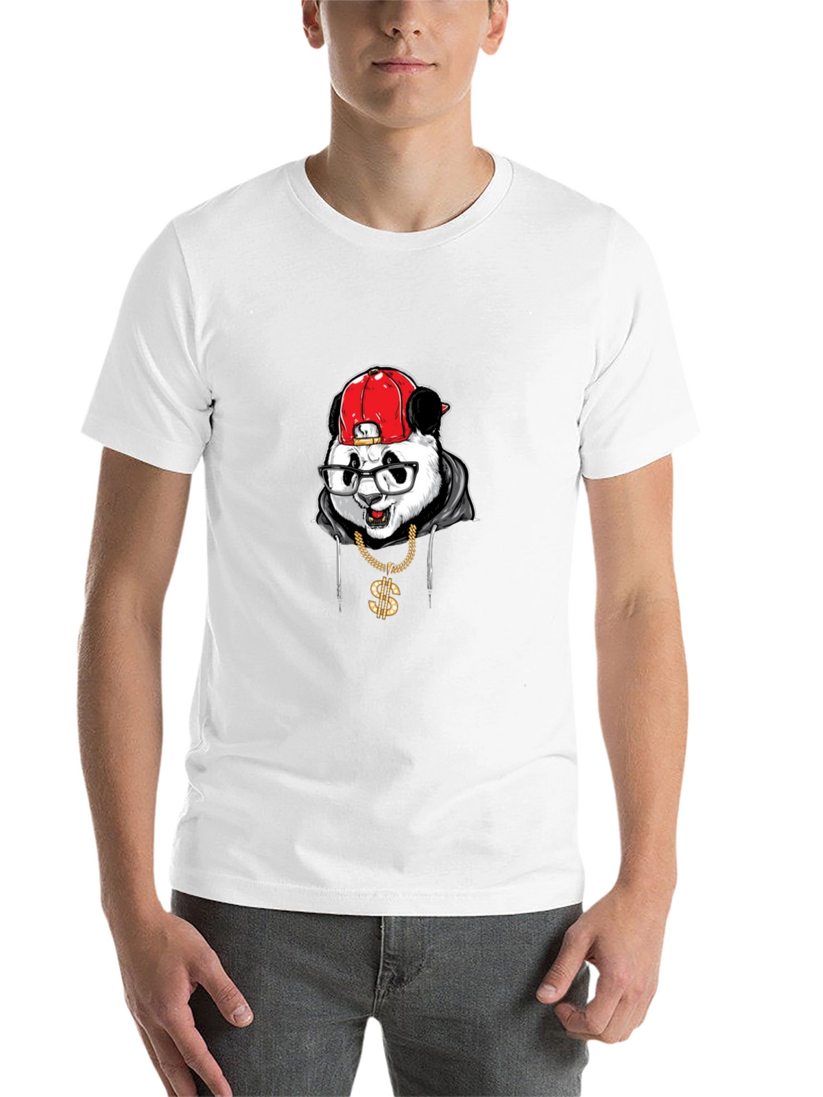 Cool Panda Graphic T-Shirt