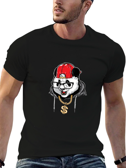 Cool Panda Graphic T-Shirt