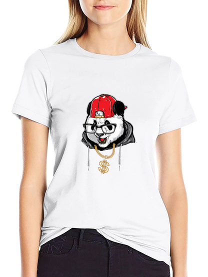 Cool Panda Graphic T-Shirt