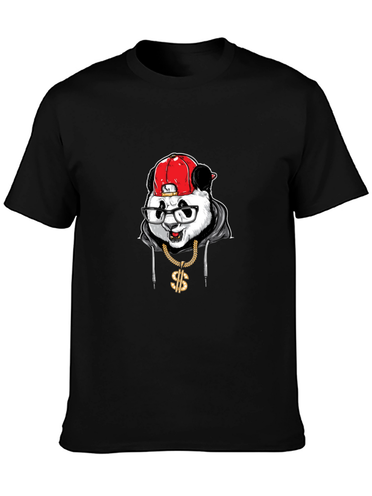 Cool Panda Graphic T-Shirt