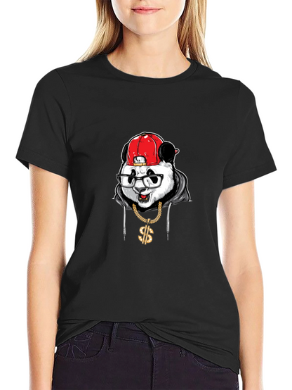 Cool Panda Graphic T-Shirt