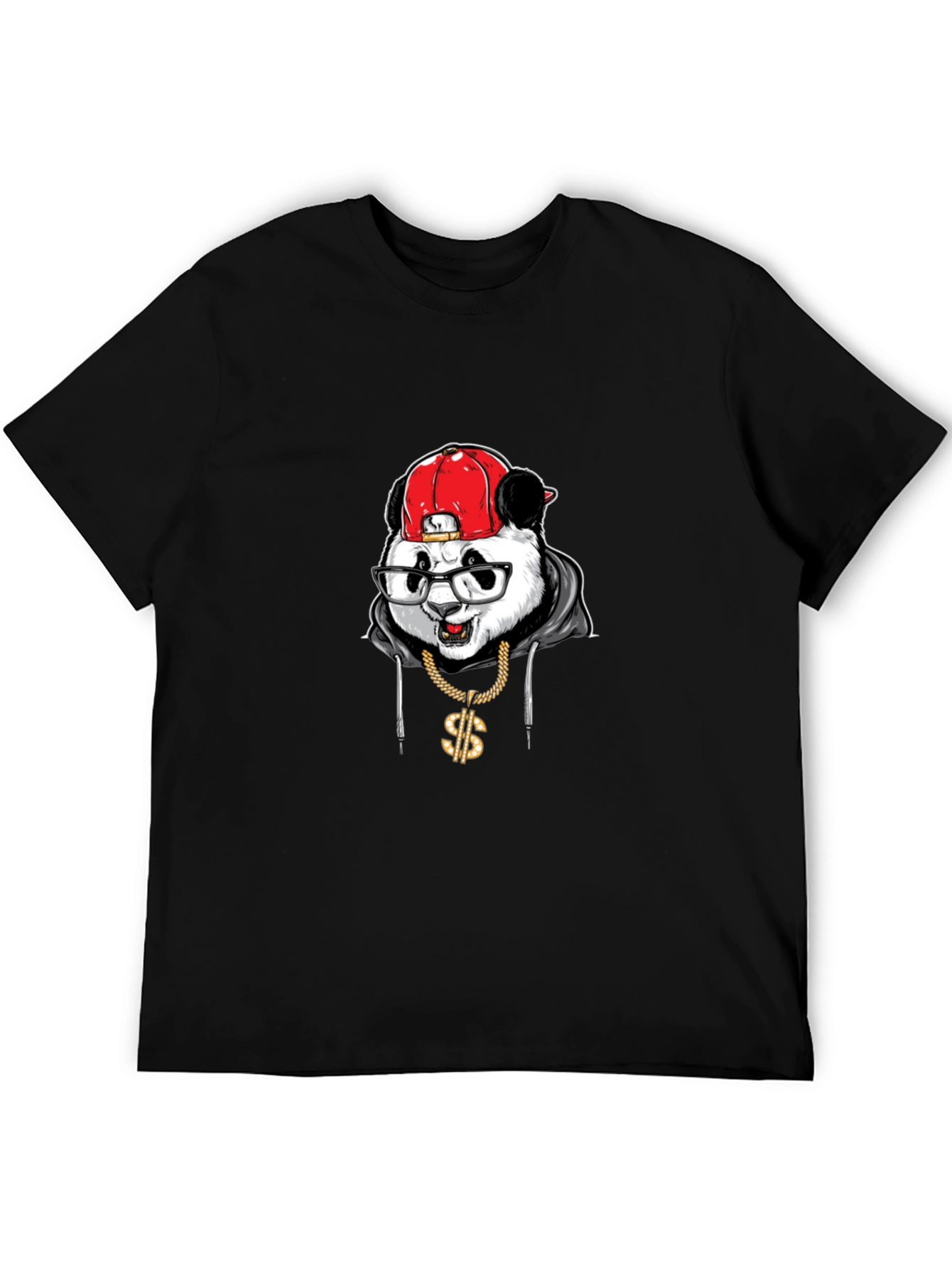 Cool Panda Graphic T-Shirt