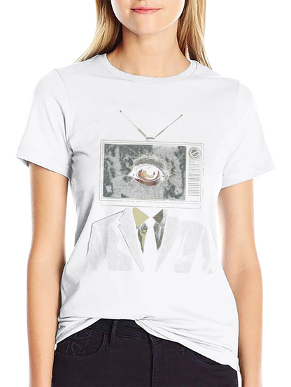 Eye See You TV Head Black T-Shirt