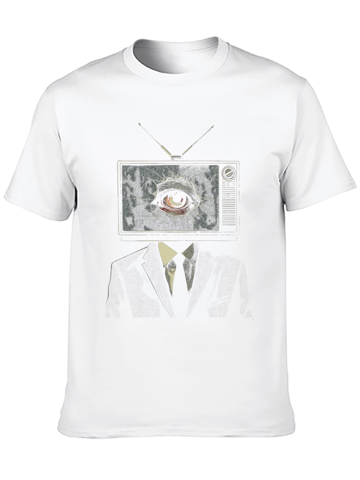 Eye See You TV Head Black T-Shirt