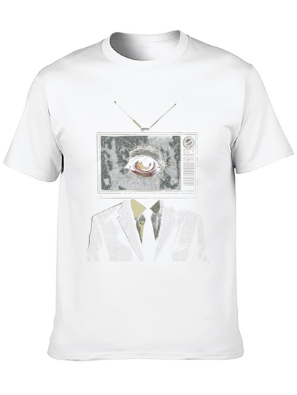 Eye See You TV Head Black T-Shirt