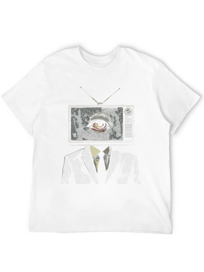 Eye See You TV Head Black T-Shirt