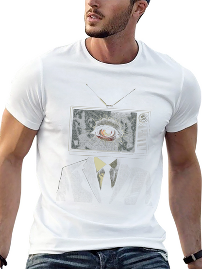 Eye See You TV Head Black T-Shirt