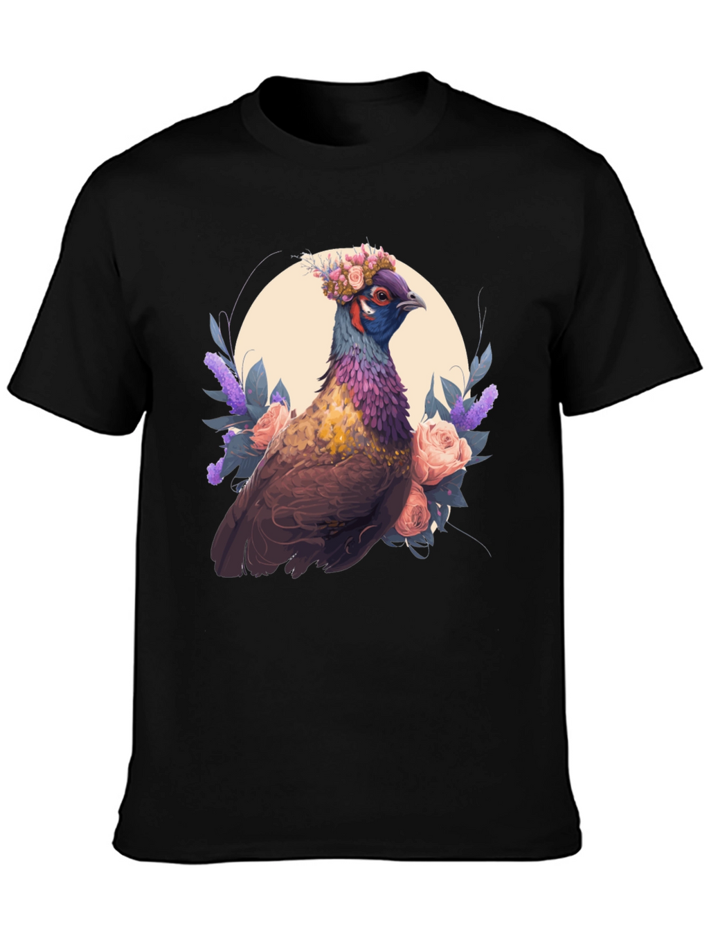 Floral Pheasant Graphic Tee