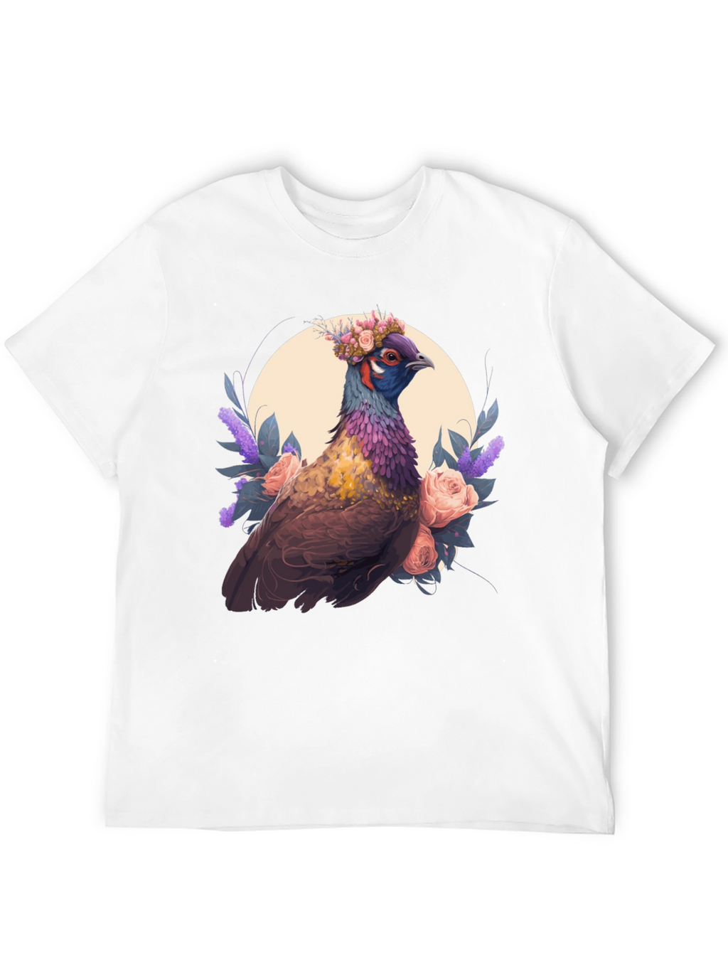 Floral Pheasant Graphic Tee