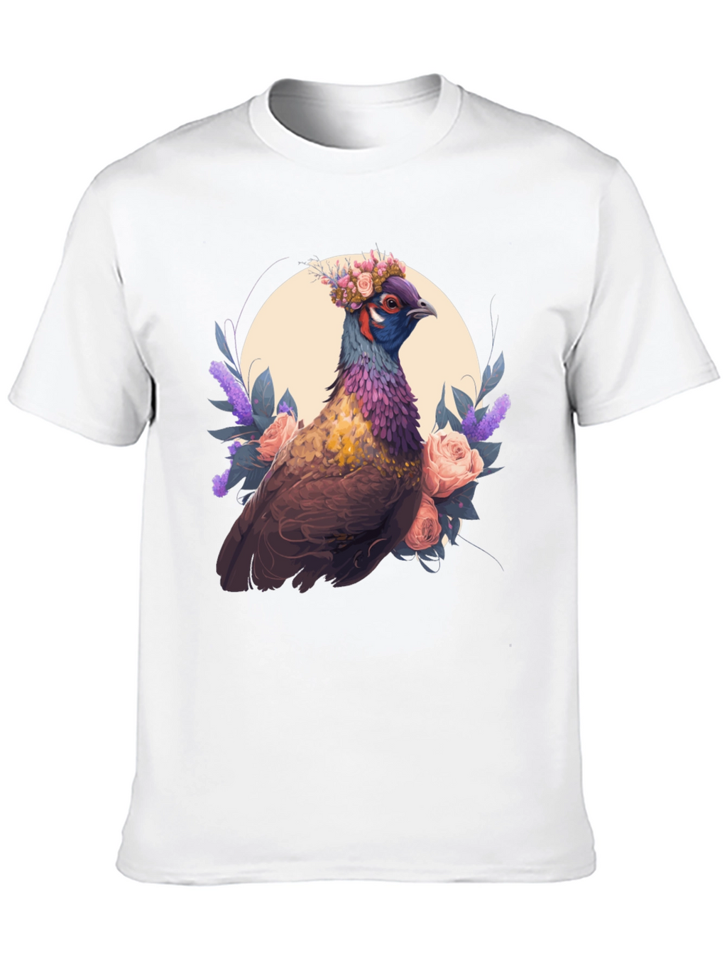 Floral Pheasant Graphic Tee