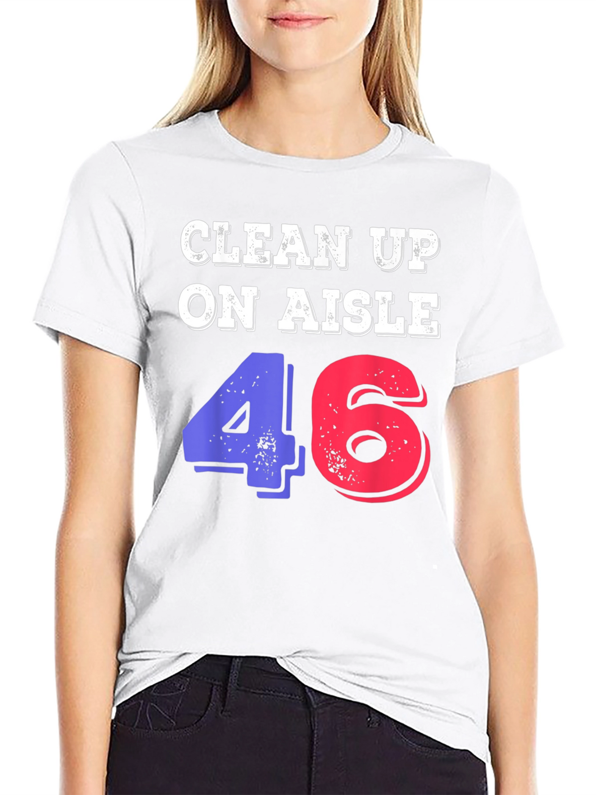 Clean Up On Aisle 46 Novelty Graphic Tee