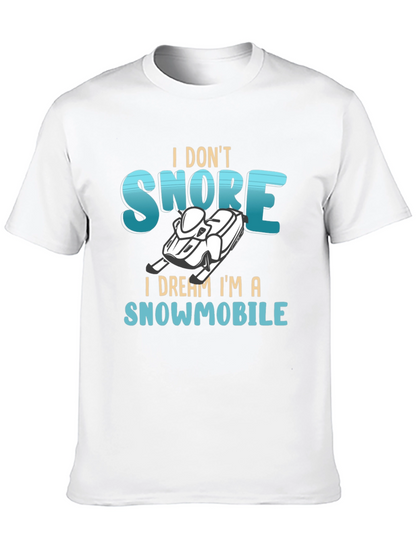 I Dream Im a Snowmobile Graphic Tee