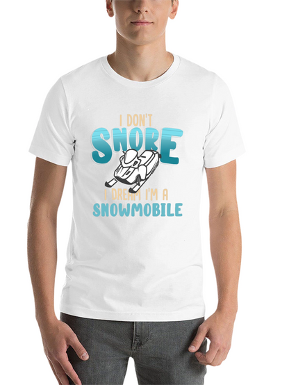 I Dream Im a Snowmobile Graphic Tee