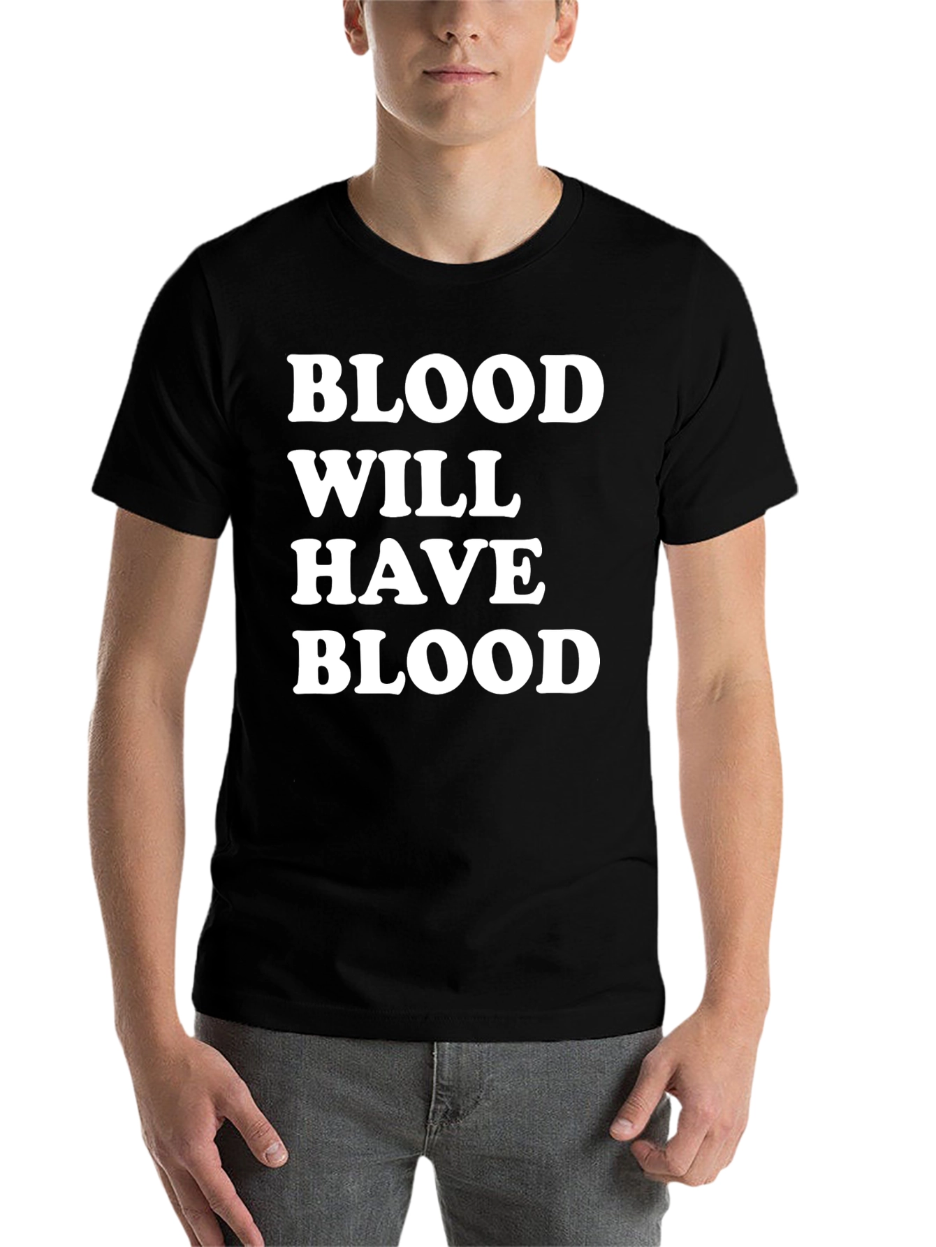Blood Will Have Blood Graphic Tee - Mens Black T-Shirt