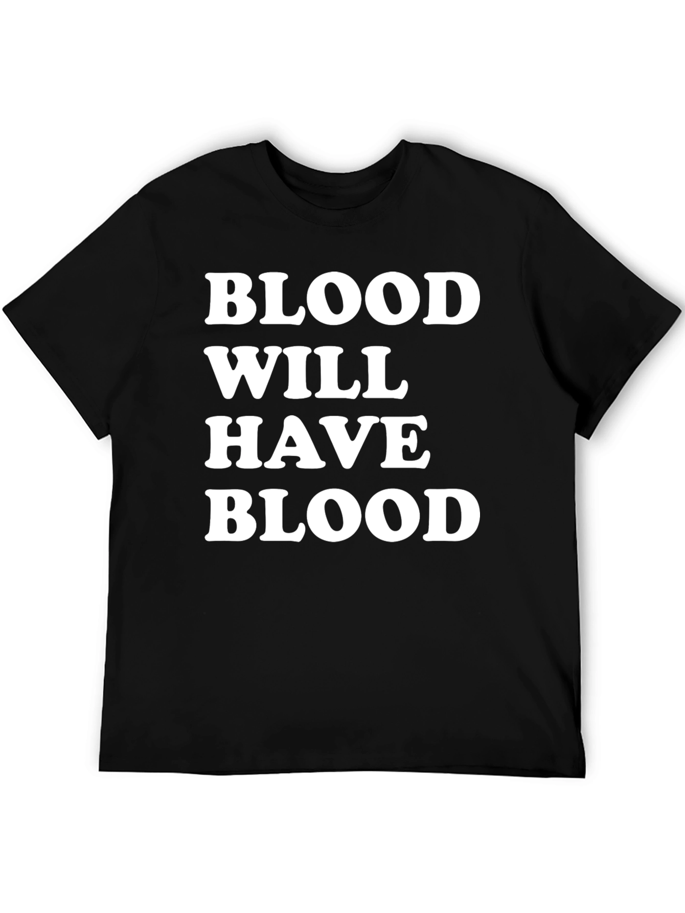Blood Will Have Blood Graphic Tee - Mens Black T-Shirt