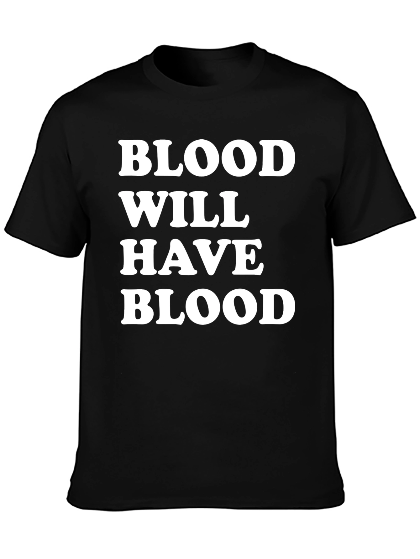 Blood Will Have Blood Graphic Tee - Mens Black T-Shirt