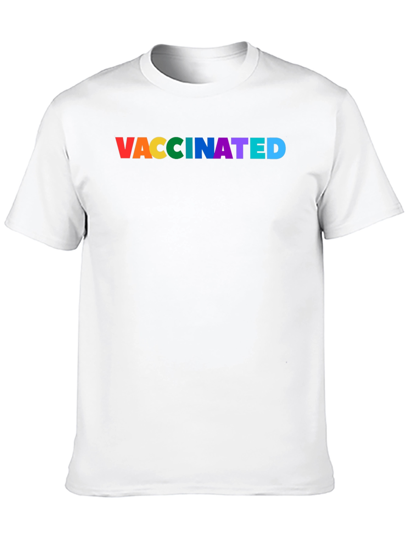 Vaccinated Pride Rainbow Tee