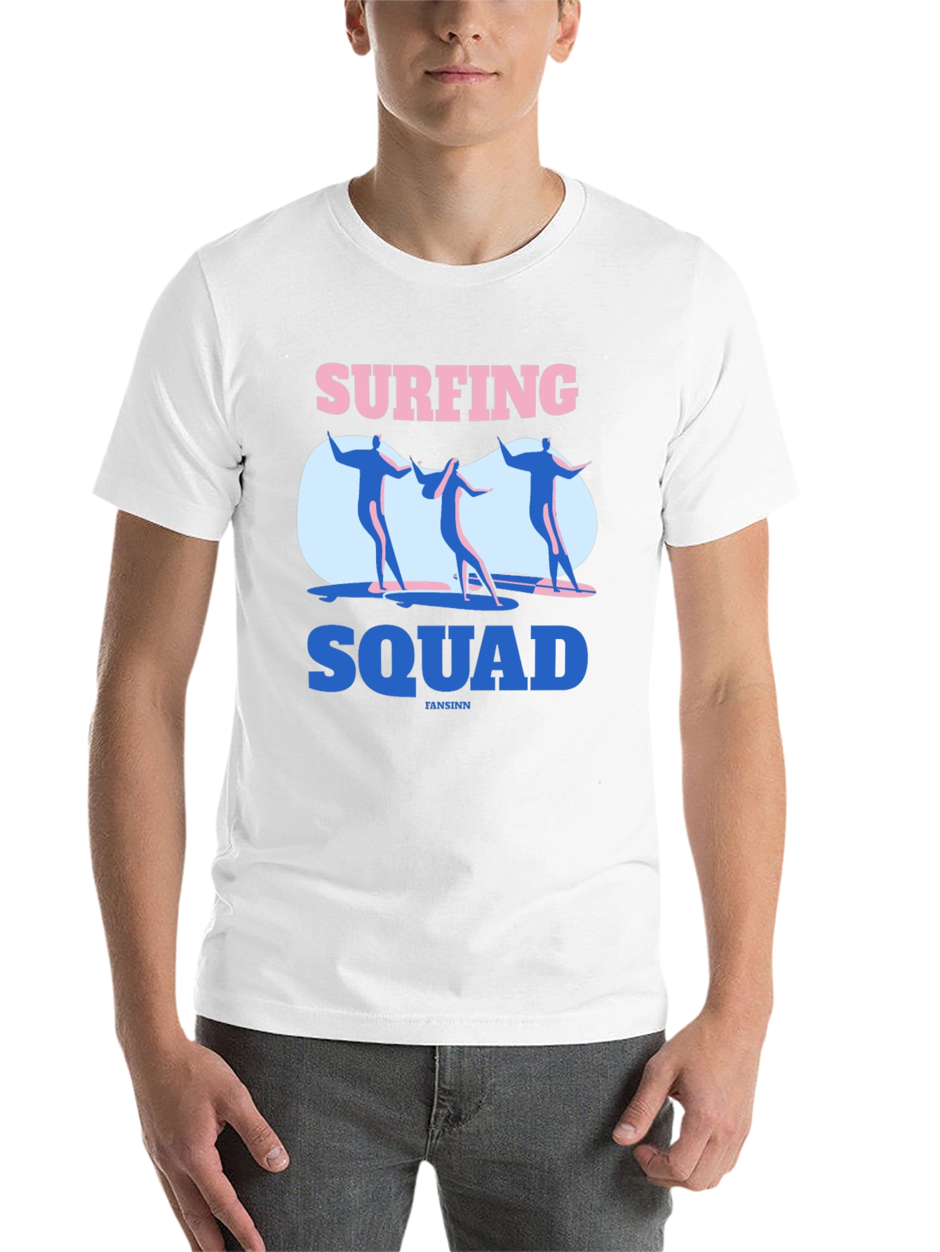 Surfing Squad Graphic T-Shirt - Cool Surf Tee