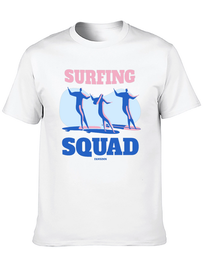 Surfing Squad Graphic T-Shirt - Cool Surf Tee