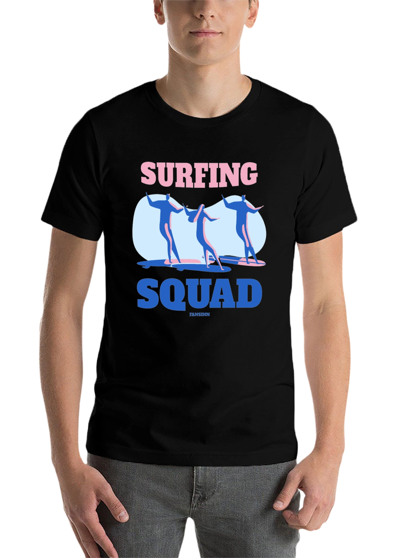 Surfing Squad Graphic T-Shirt - Cool Surf Tee