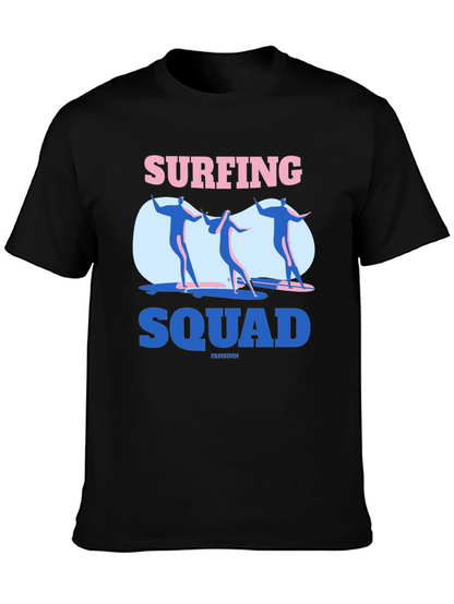 Surfing Squad Graphic T-Shirt - Cool Surf Tee