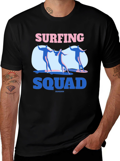 Surfing Squad Graphic T-Shirt - Cool Surf Tee
