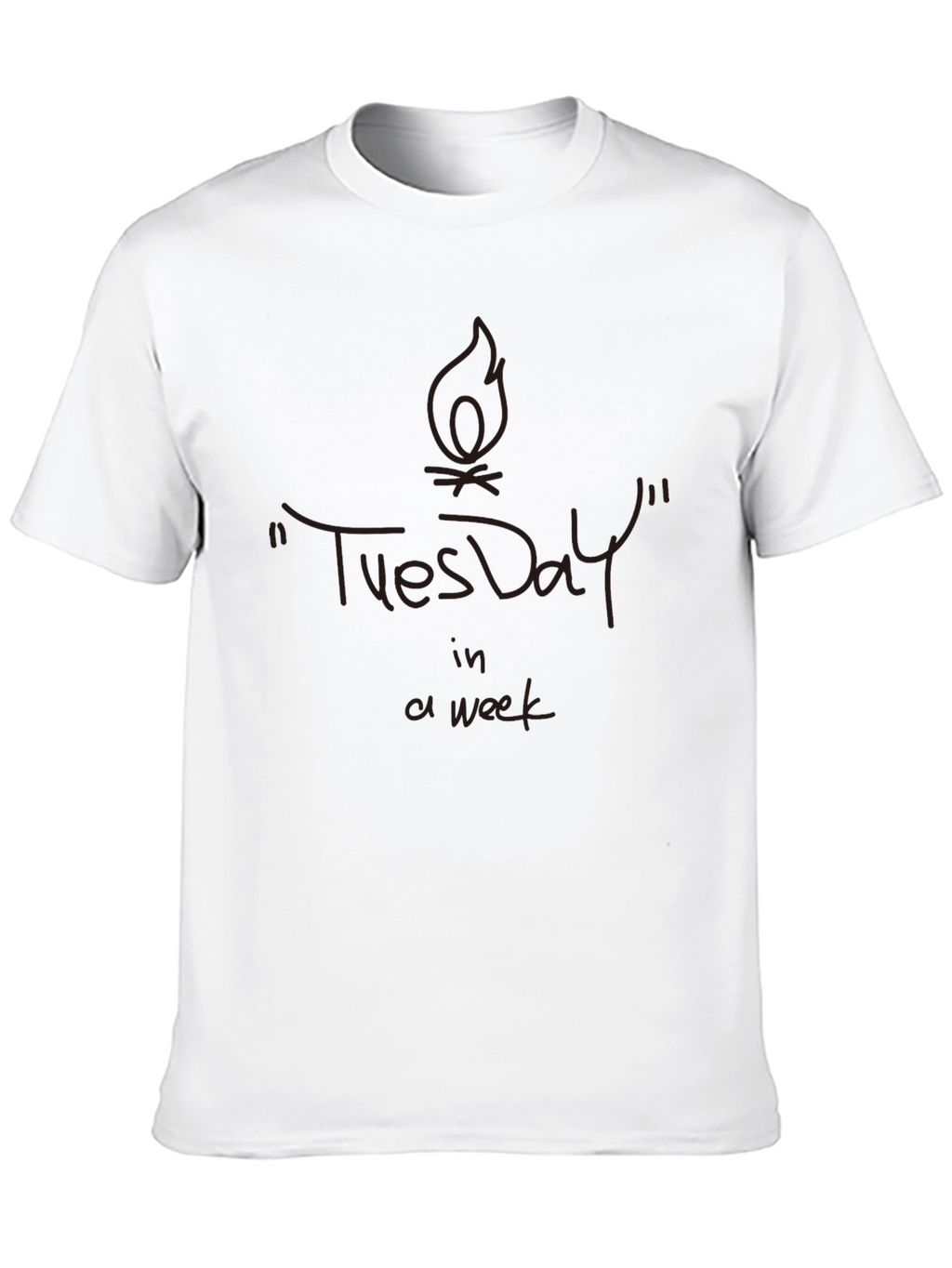 Tuesday Tee: Unique Graphic Print T-Shirt