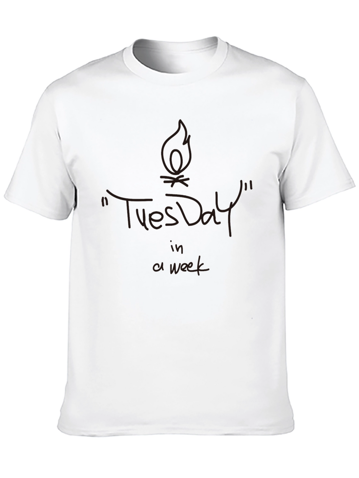 Tuesday Tee: Unique Graphic Print T-Shirt