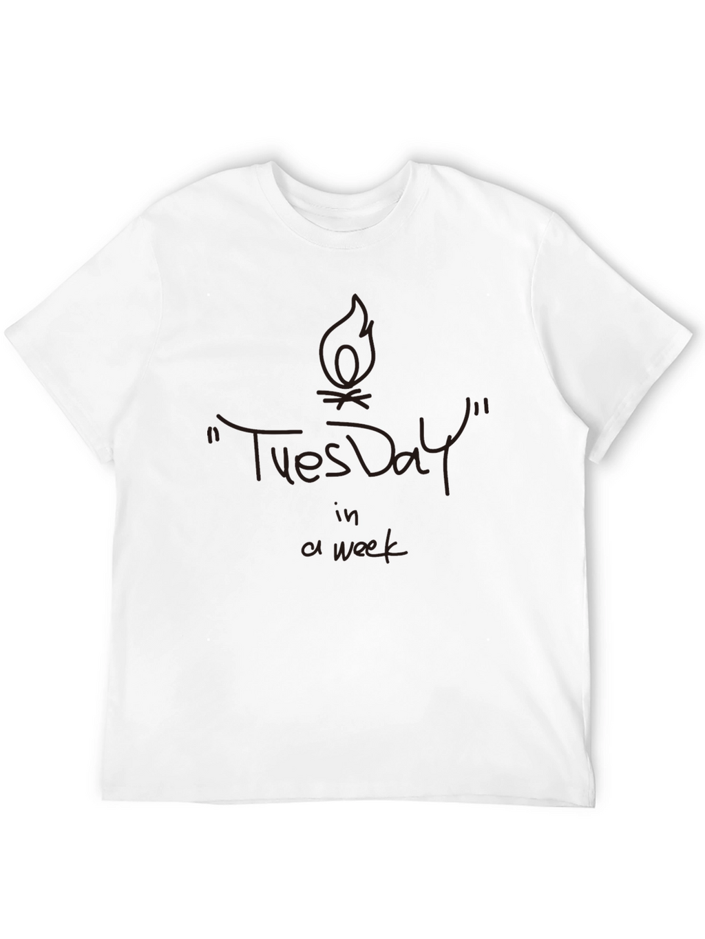 Tuesday Tee: Unique Graphic Print T-Shirt