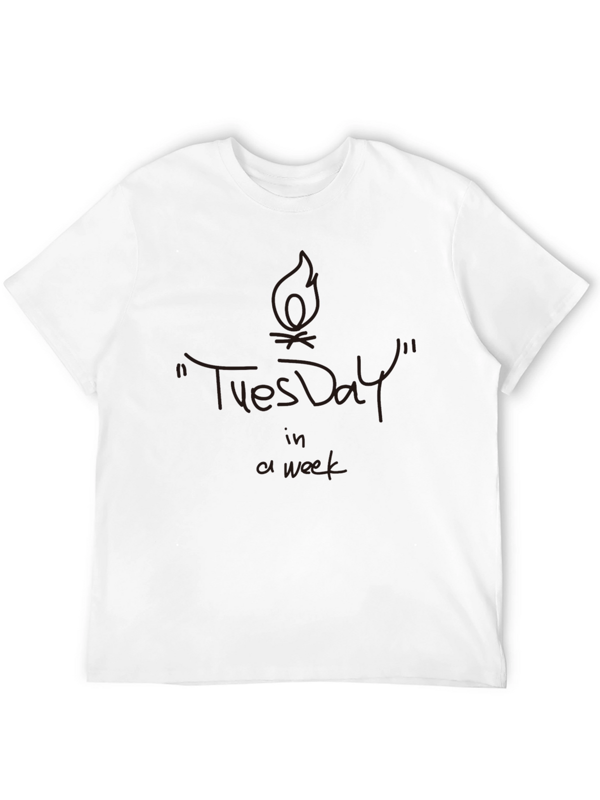 Tuesday Tee: Unique Graphic Print T-Shirt