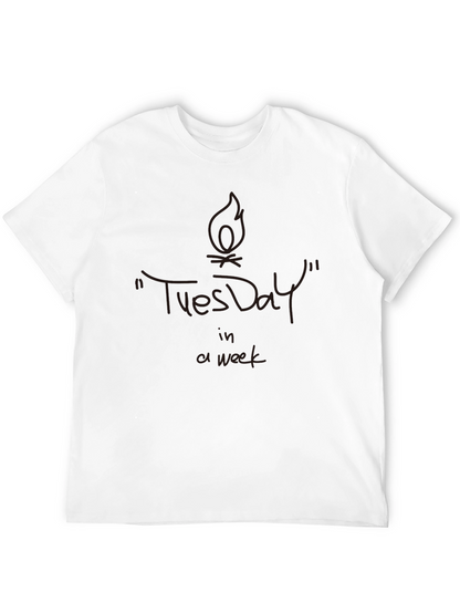 Tuesday Tee: Unique Graphic Print T-Shirt