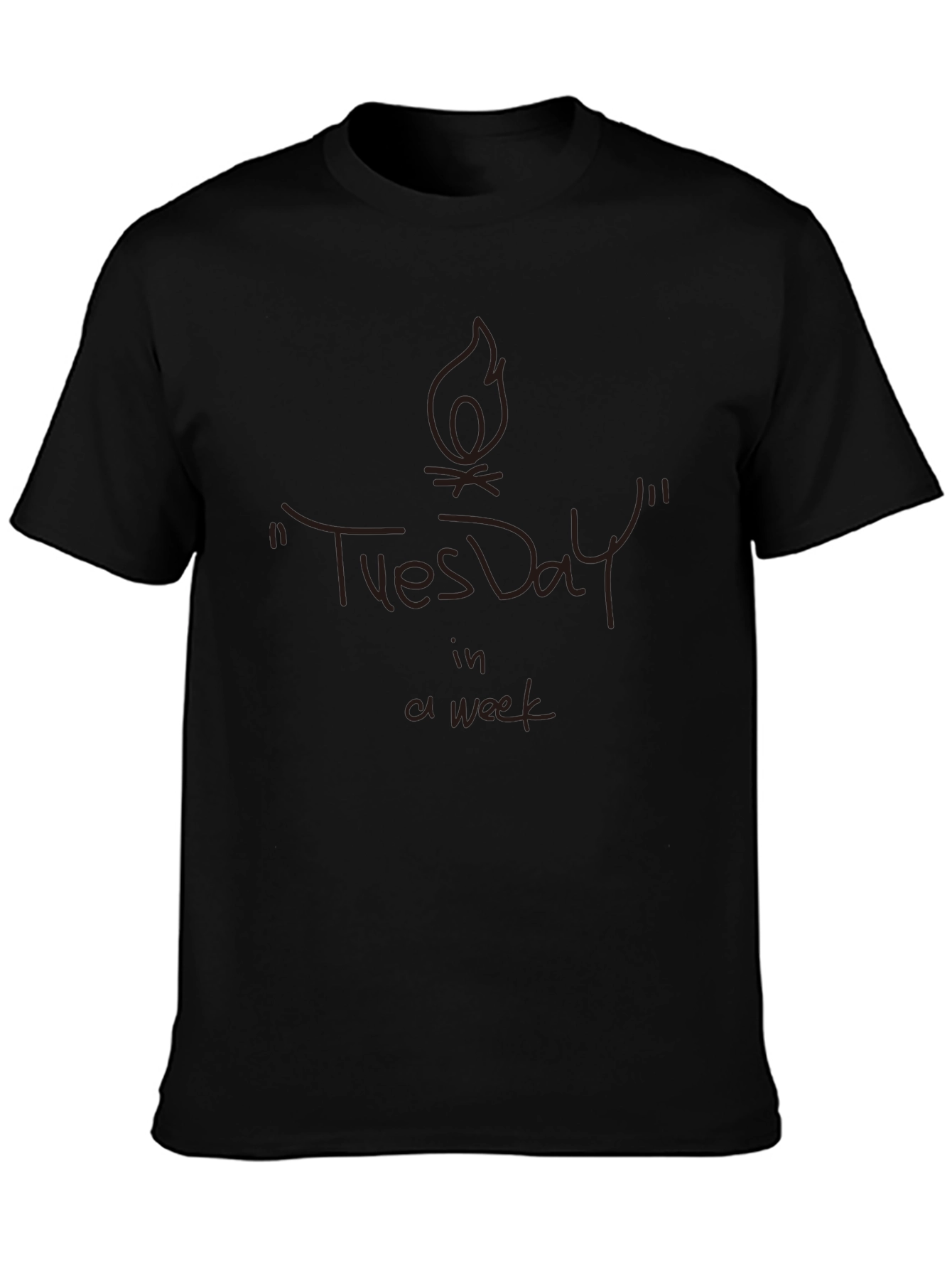 Tuesday Tee: Unique Graphic Print T-Shirt