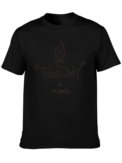 Tuesday Tee: Unique Graphic Print T-Shirt