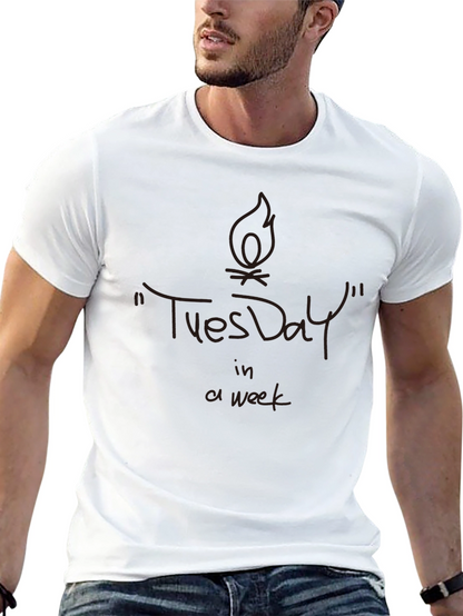 Tuesday Tee: Unique Graphic Print T-Shirt
