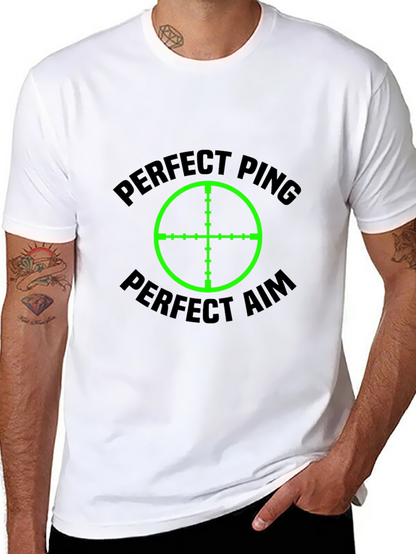 Perfect Ping Aim Black T-Shirt