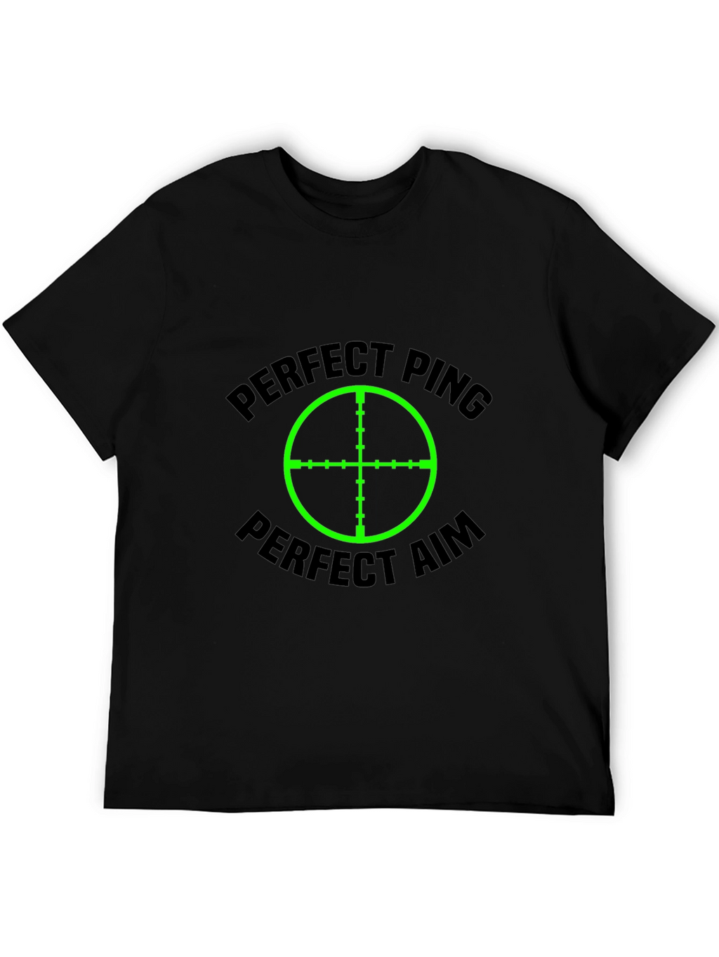 Perfect Ping Aim Black T-Shirt