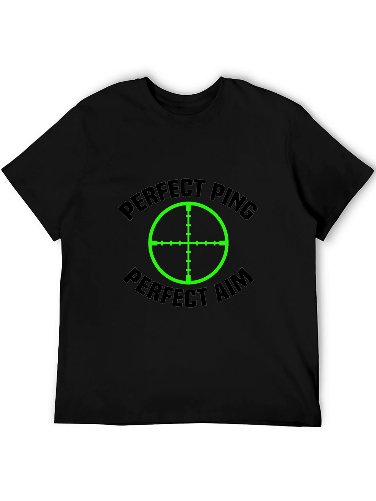 Perfect Ping Aim Black T-Shirt
